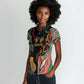 African Juneteenth Freedom Day 1865 Women Polo Shirt Colors Liquid Marble With Broken Chains