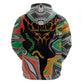 African Juneteenth Freedom Day 1865 Zip Hoodie Colors Liquid Marble With Broken Chains