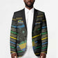 Personalized Gabon Blazer Panther Strike Striped Style