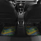 Personalized Gabon Car Mats Panther Strike Striped Style