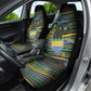 Gabon Car Seat Cover Panther Strike Striped Style