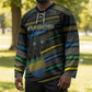 Personalized Gabon Hockey Jersey Panther Strike Striped Style