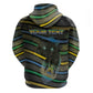 Personalized Gabon Hoodie Panther Strike Striped Style