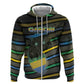 Personalized Gabon Hoodie Panther Strike Striped Style