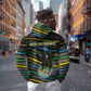 Personalized Gabon Hoodie Panther Strike Striped Style