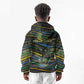 Personalized Gabon Kid Hoodie Panther Strike Striped Style