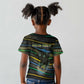 Personalized Gabon Kid T shirt Panther Strike Striped Style