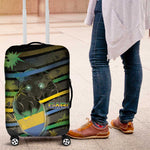 Gabon Luggage Cover Panther Strike Striped Style
