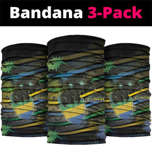 Gabon Neck Gaiter Panther Strike Striped Style