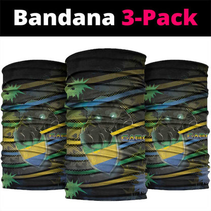 Gabon Neck Gaiter Panther Strike Striped Style