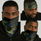 Gabon Neck Gaiter Panther Strike Striped Style