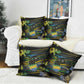 Gabon Pillow Cover Panther Strike Striped Style
