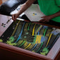 Gabon Puzzle Panther Strike Striped Style
