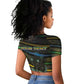 Personalized Gabon Raglan Cropped T shirt Panther Strike Striped Style