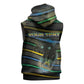 Personalized Gabon Sleeveless Hoodie Panther Strike Striped Style