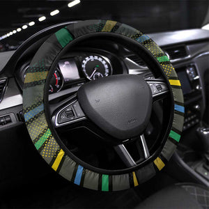 Gabon Steering Wheel Cover Panther Strike Striped Style