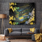 Gabon Tapestry Panther Strike Striped Style