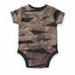 African Halloween Egypt Mummy Wrap Baby Onesie Golden Winged Scarab Badge