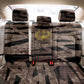 African Halloween Egypt Mummy Wrap Back Car Seat Cover Golden Winged Scarab Badge
