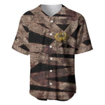African Halloween Egypt Mummy Wrap Baseball Jersey Golden Winged Scarab Badge