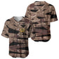 African Halloween Egypt Mummy Wrap Baseball Jersey Golden Winged Scarab Badge
