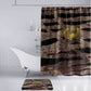 African Halloween Egypt Mummy Wrap Bathroom Set Golden Winged Scarab Badge