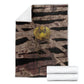 African Halloween Egypt Mummy Wrap Blanket Golden Winged Scarab Badge
