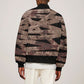 African Halloween Egypt Mummy Wrap Bomber Jacket Golden Winged Scarab Badge