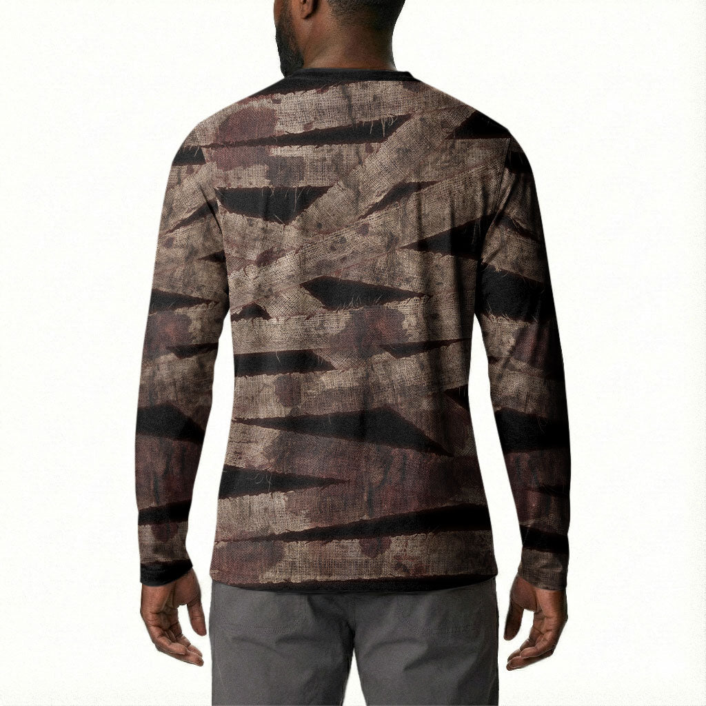 African Halloween Egypt Mummy Wrap Button Sweatshirt Golden Winged Scarab Badge