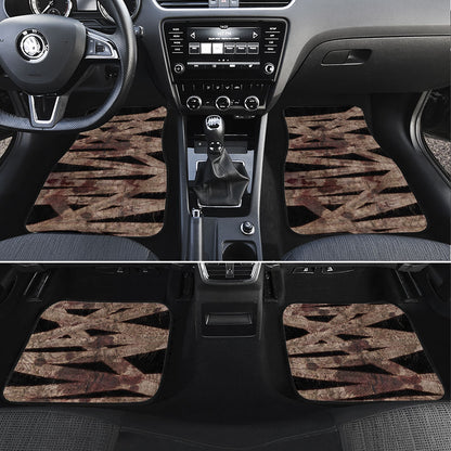 African Halloween Egypt Mummy Wrap Car Mats Golden Winged Scarab Badge