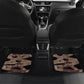 African Halloween Egypt Mummy Wrap Car Mats Golden Winged Scarab Badge