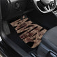 African Halloween Egypt Mummy Wrap Car Mats Golden Winged Scarab Badge