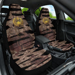 African Halloween Egypt Mummy Wrap Car Seat Cover Golden Winged Scarab Badge