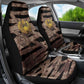 African Halloween Egypt Mummy Wrap Car Seat Cover Golden Winged Scarab Badge