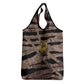 African Halloween Egypt Mummy Wrap Grocery Bag Golden Winged Scarab Badge