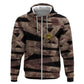 African Halloween Egypt Mummy Wrap Hoodie Golden Winged Scarab Badge