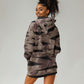 African Halloween Egypt Mummy Wrap Hoodie Dress Golden Winged Scarab Badge