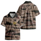 African Halloween Egypt Mummy Wrap Kid Hawaiian Shirt Golden Winged Scarab Badge