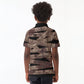 African Halloween Egypt Mummy Wrap Kid Polo Shirt Golden Winged Scarab Badge