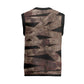African Halloween Egypt Mummy Wrap Christmas Knitted V-Neck Vest Golden Winged Scarab Badge