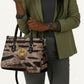 African Halloween Egypt Mummy Wrap Leather Bag Golden Winged Scarab Badge