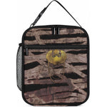 African Halloween Egypt Mummy Wrap Lunch Bag Golden Winged Scarab Badge