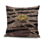 African Halloween Egypt Mummy Wrap Pillow Cover Golden Winged Scarab Badge