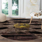 African Halloween Egypt Mummy Wrap Round Carpet Golden Winged Scarab Badge