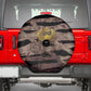African Halloween Egypt Mummy Wrap Spare Tire Cover Golden Winged Scarab Badge