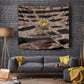 African Halloween Egypt Mummy Wrap Tapestry Golden Winged Scarab Badge