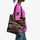 African Halloween Egypt Mummy Wrap Tote Bag Golden Winged Scarab Badge