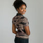 African Halloween Egypt Mummy Wrap Women Polo Shirt Golden Winged Scarab Badge