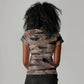 African Halloween Egypt Mummy Wrap Women V-Neck T-Shirt Golden Winged Scarab Badge