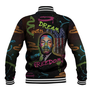 Martin Luther King Jr Day Baseball Jacket What Are You Doing For Others - African Pride